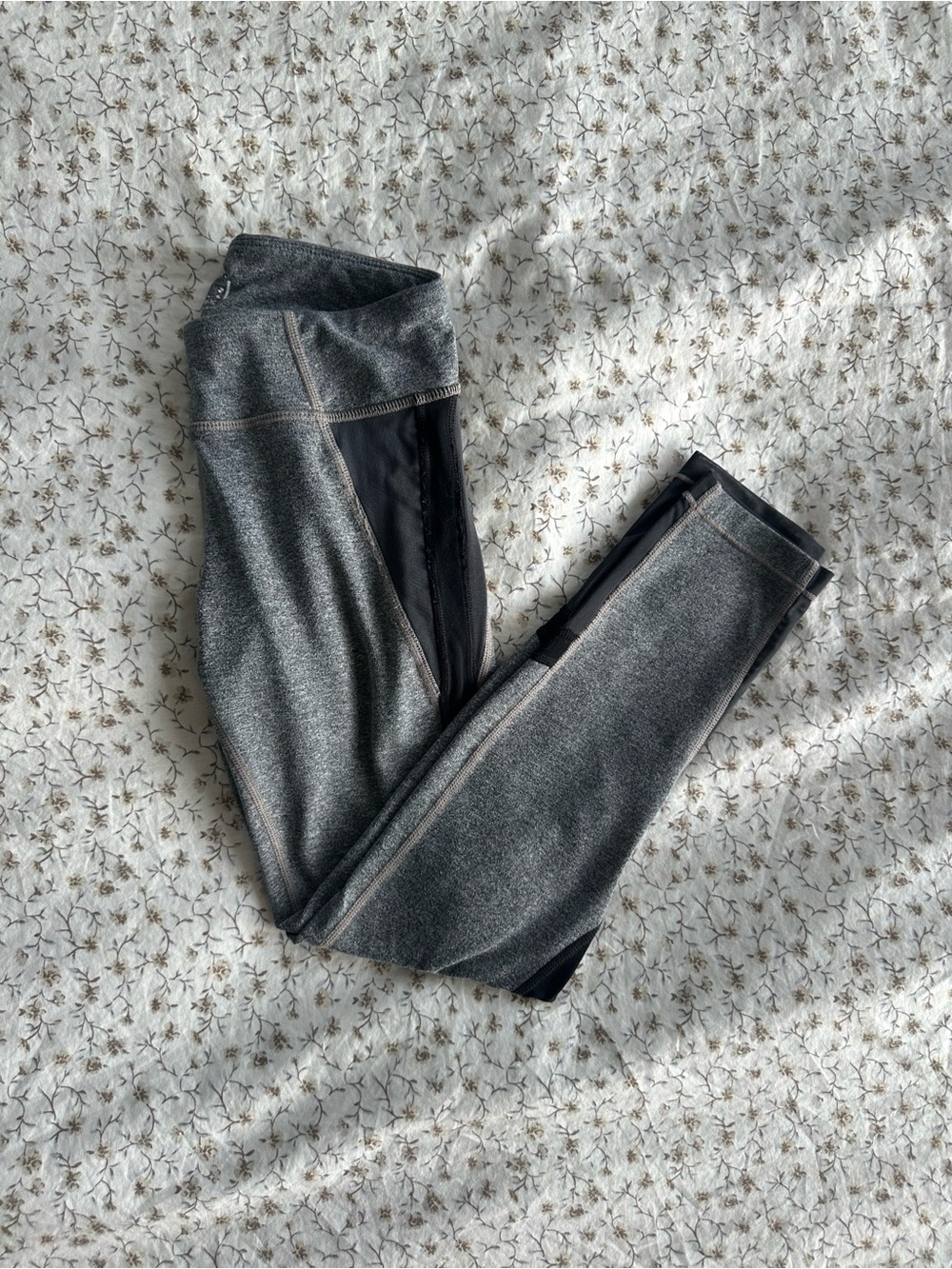 Athleta Grey and Black Kids Leggings